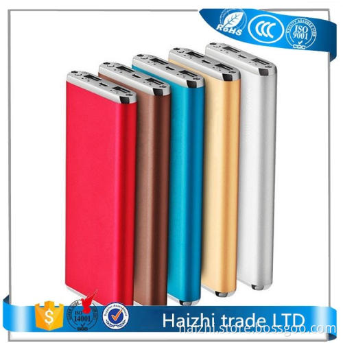 6000mah external li-polymer battery fast charging power bank